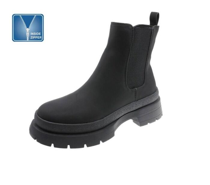 Bota feminina Chelsea preta BEPPI 2203270