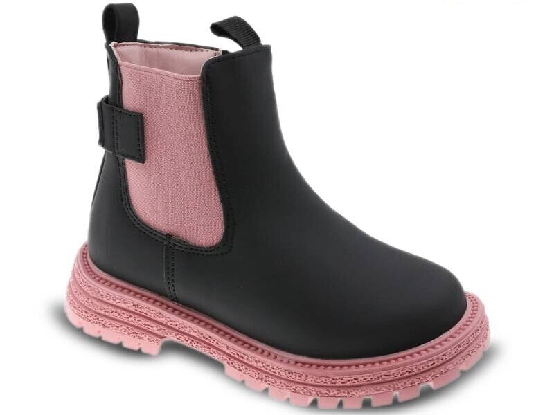 Botas BEPPI preto e rosa com fecho 2202012