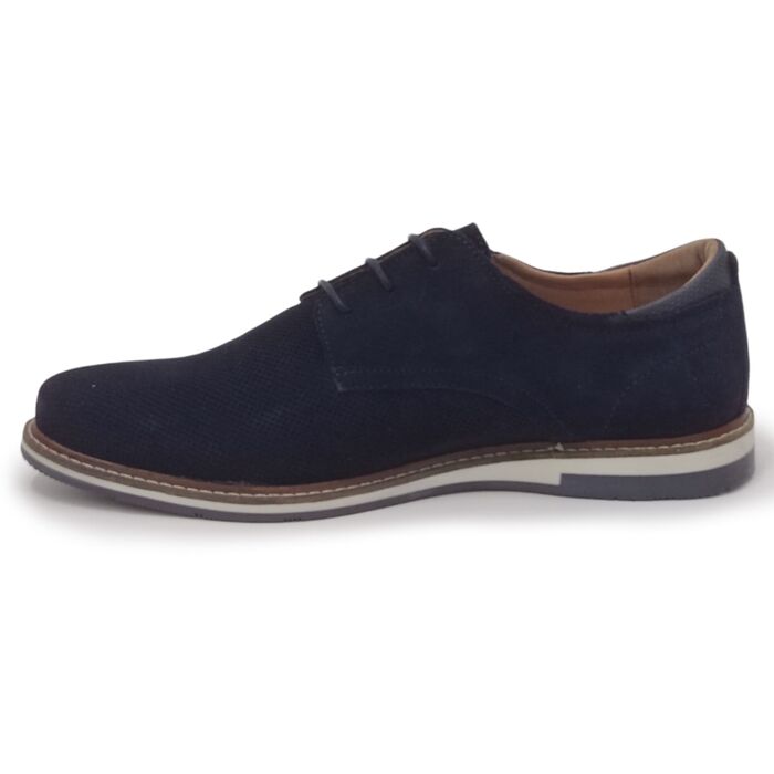 Sapato azul homem SILL acamurçado