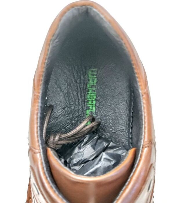 Sapato Homem Walker Flex castanho queimado [4663]
