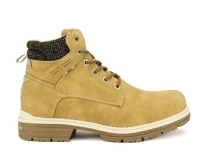 Bota montanha timber UAUH! em camel