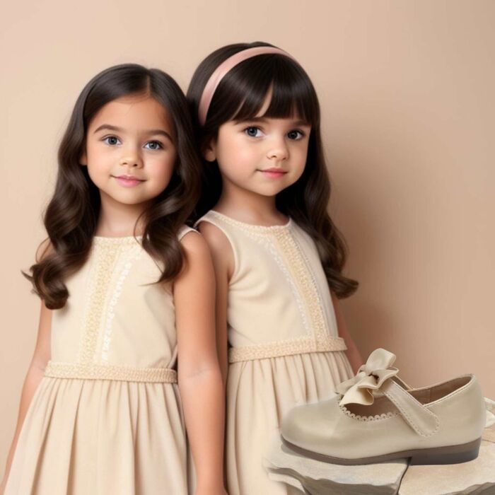 Sapato menina dourado Beppi Glitz 2204920