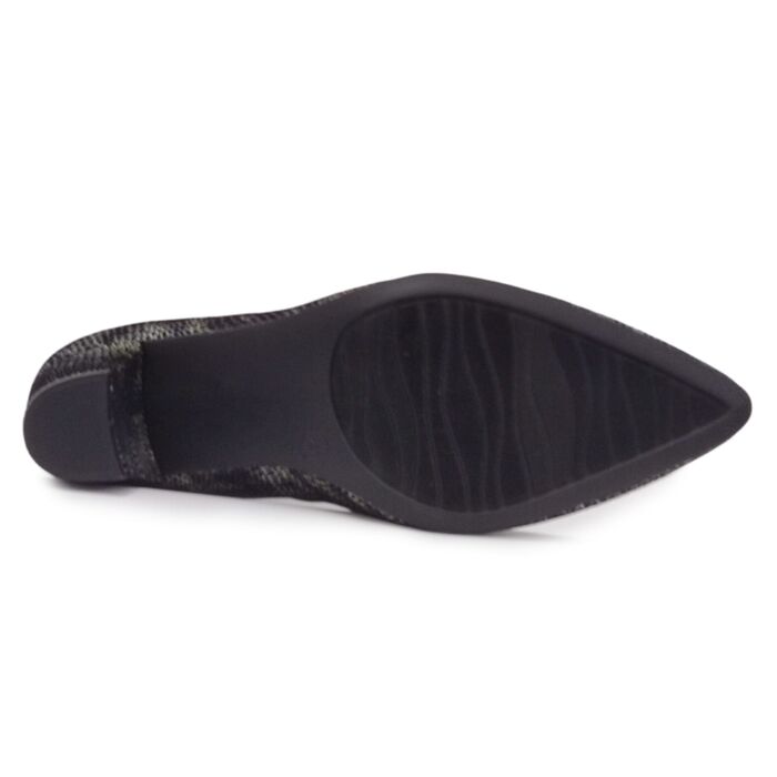 Sapatos senhora salto médio preto
