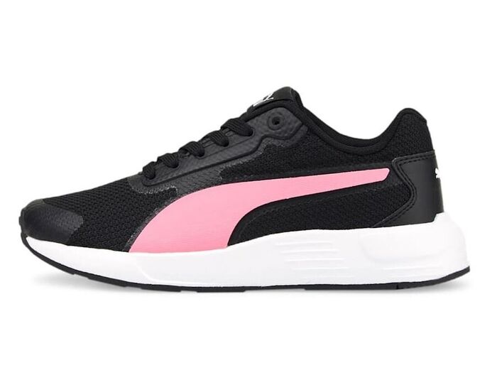 Sapatilha Puma Taper jr preta e rosa 374240-15