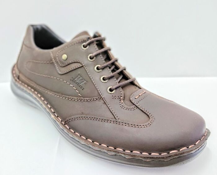 Sapato Homem Walker Flex castanho Nobuck [4663]
