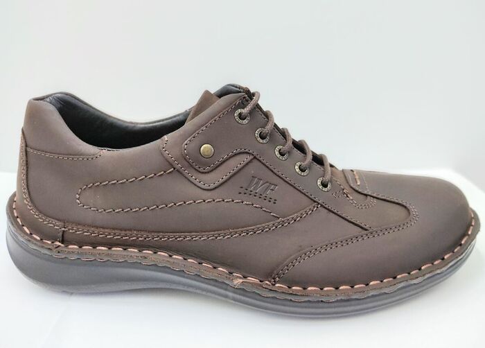 Sapato Homem Walker Flex castanho Nobuck [4663]