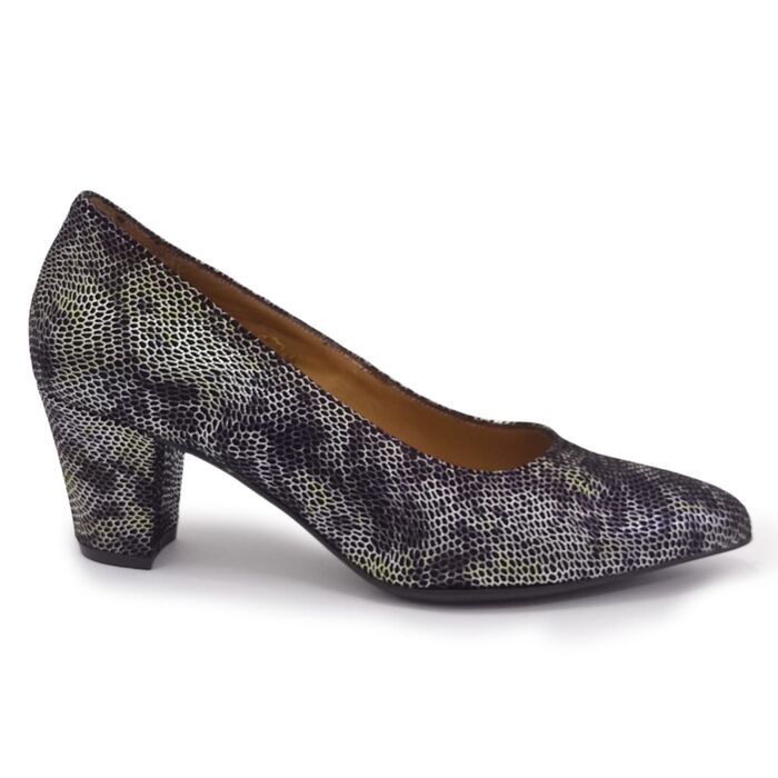 Sapatos senhora salto médio preto