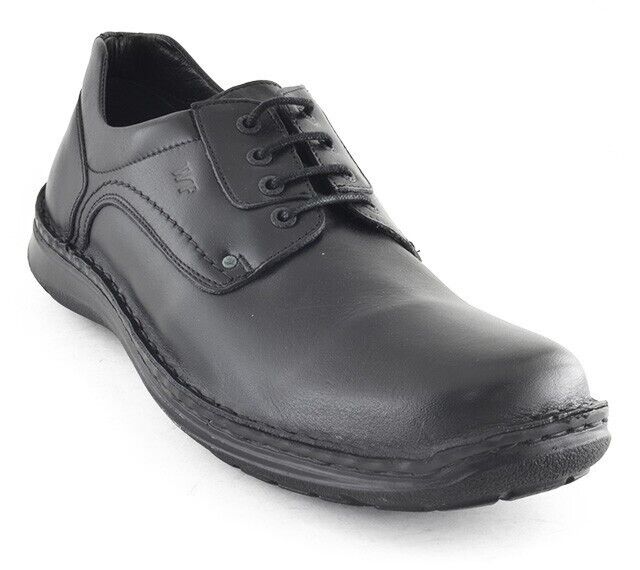 Sapato Homem Walker Flex liso preto [4581]