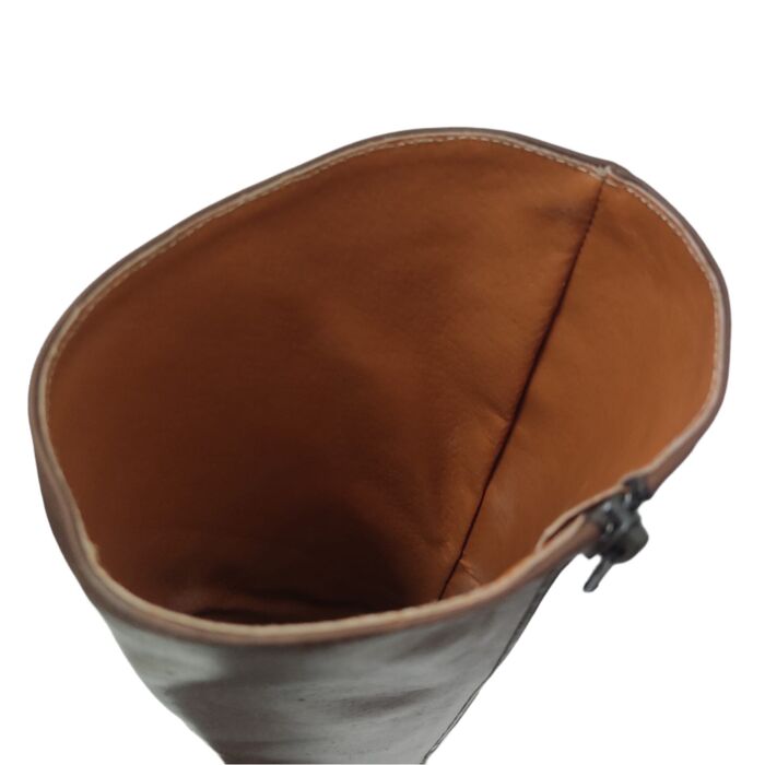 Botas cano alto Conforto feminino Portugal 2444 Castanho