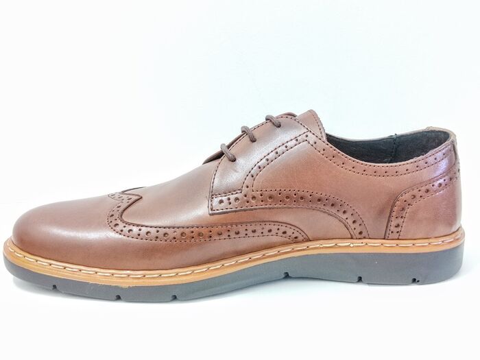 Sapato Walker Flex Elegance castanho [5925]