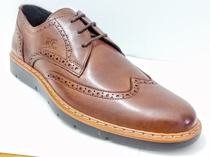 Sapato Walker Flex Elegance castanho [5925]