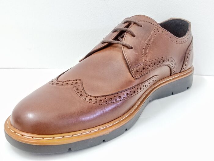 Sapato Walker Flex Elegance castanho [5925]