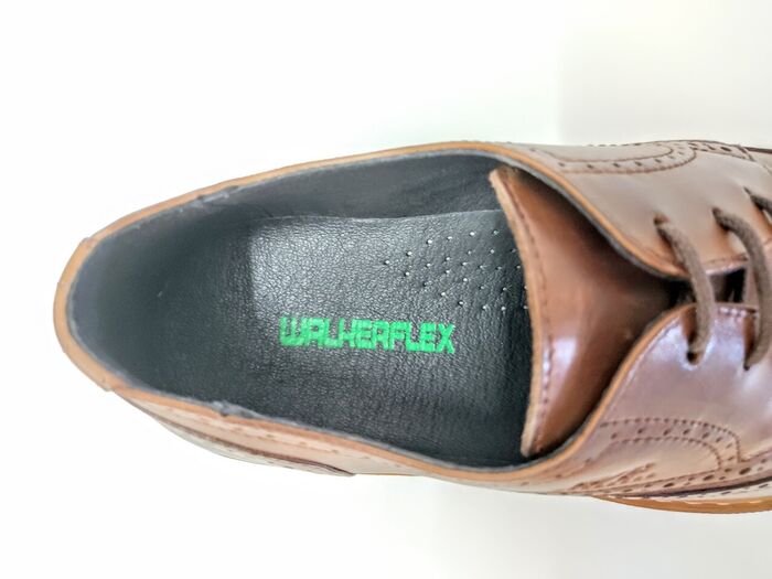 Sapato Walker Flex Elegance castanho [5925]