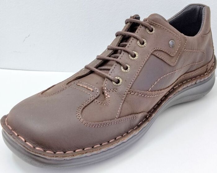 Sapato Homem Walker Flex castanho Nobuck [4663]