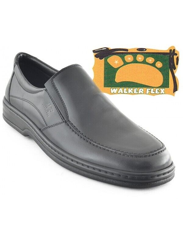 Sapato Walker Flex pala em preto [2822]
