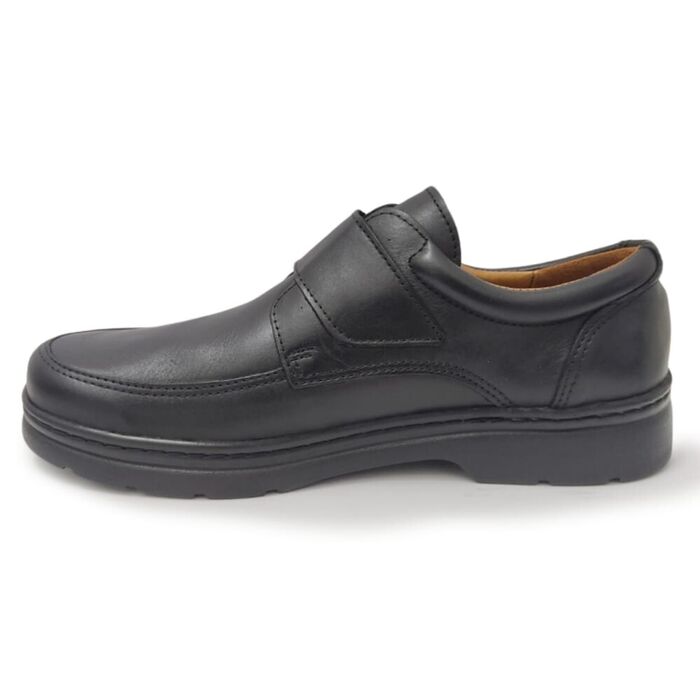 Sapato CONFORTO com velcro colante preto 790PRT