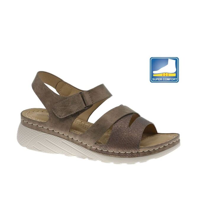 Sandália camel BEPPI Confort