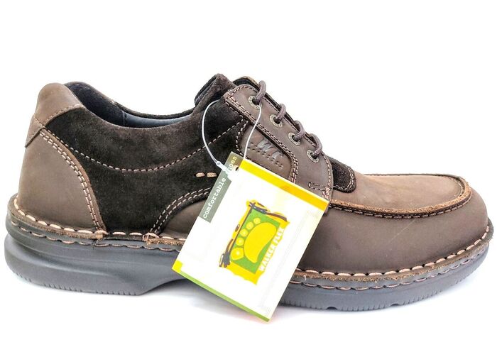 Sapato Homem Walker Flex castanho Nobuck [5820]