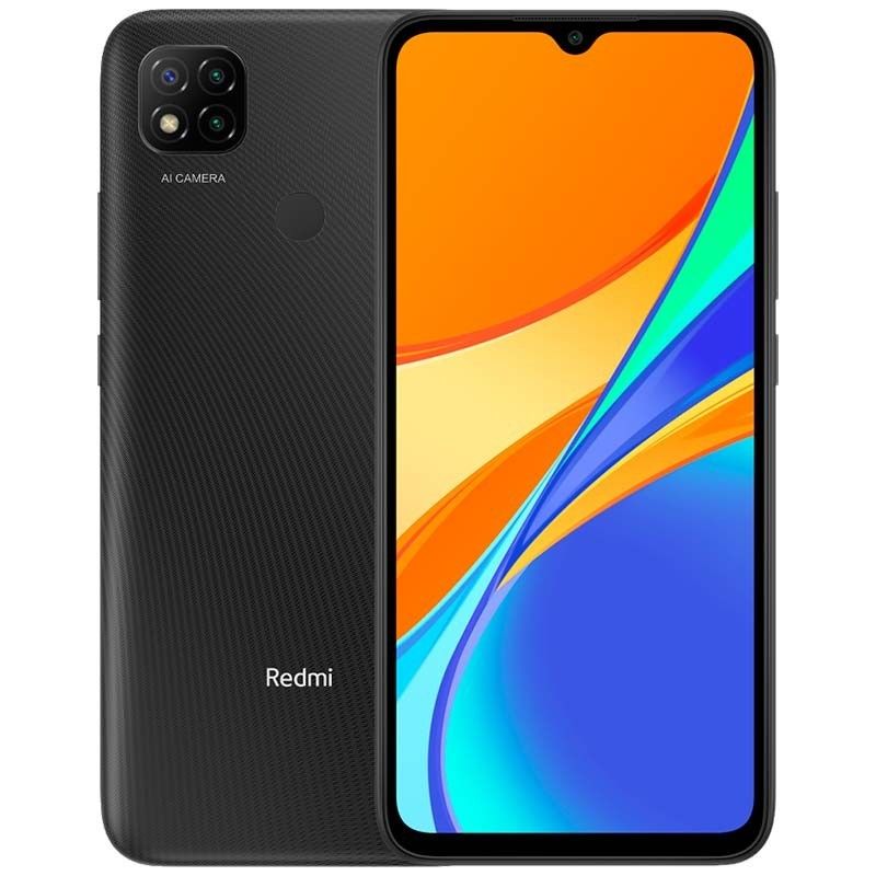Smartphone Xiaomi Redmi 9C Dual SIM 3GB 64GB Midnight Grey Desbloqueado 