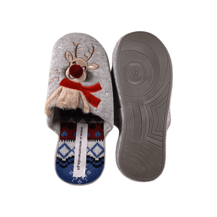 Chinelo cinza