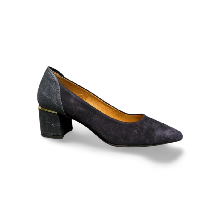 Sapato Azul Croco: Elegância e Conforto para o Seu Dia a Dia