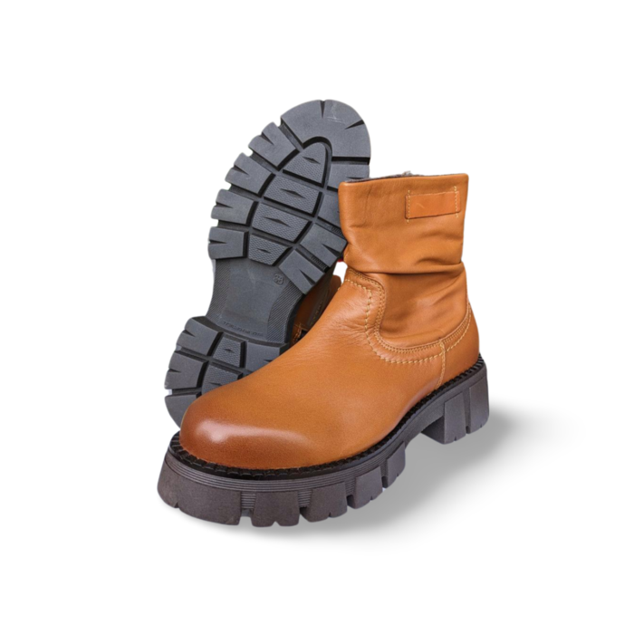 bota em pele