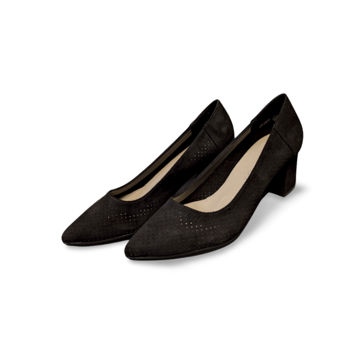Sapato Feminino de Salto Alto Elegante - Preto - Conforto e Estilo para Qualquer Ocasião