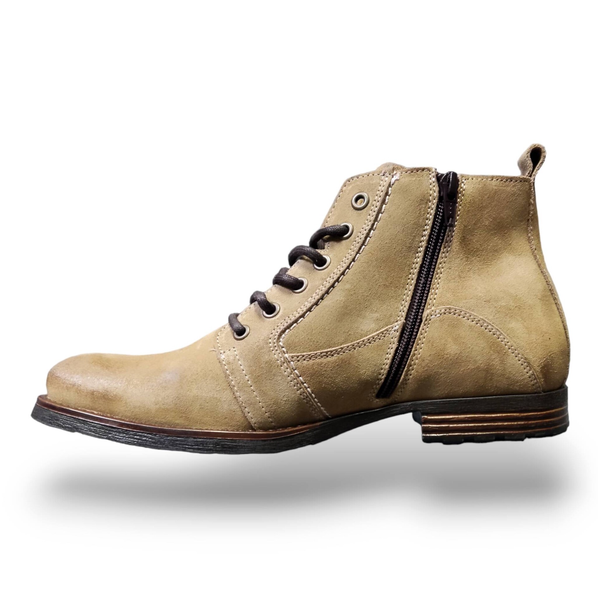 Bota Masculina Botas Taupe Bota De Segurança Cano Alto Macboot