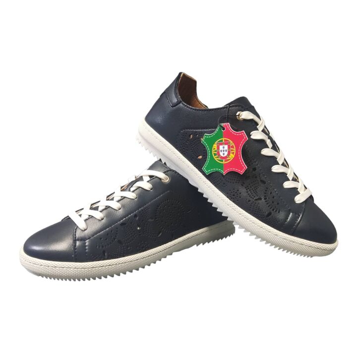 Sapato Conforto Azul 