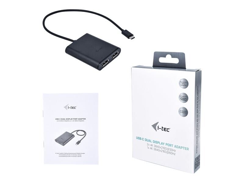 I-TEC USB C to Dual DisplayPort VideoAda