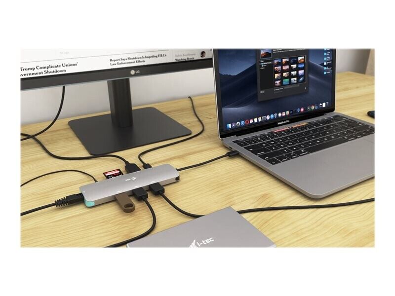 I-TEC USB C Metal Nano Docking Station 1