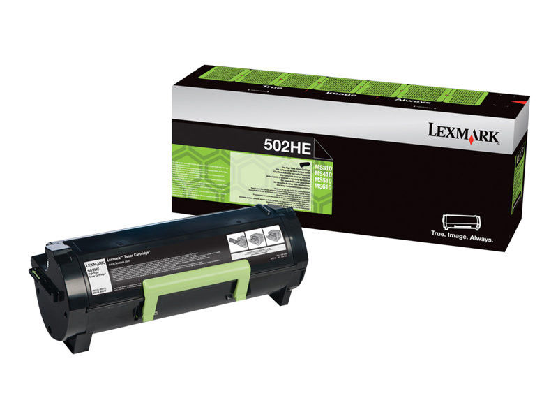 LEXMARK 502HE toner cartridge black standard capacity