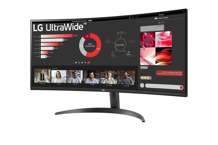 Monitor Curvo LG UltraWide 34" 34WR50QK VA UWQHD 100Hz 5ms sRGB99%