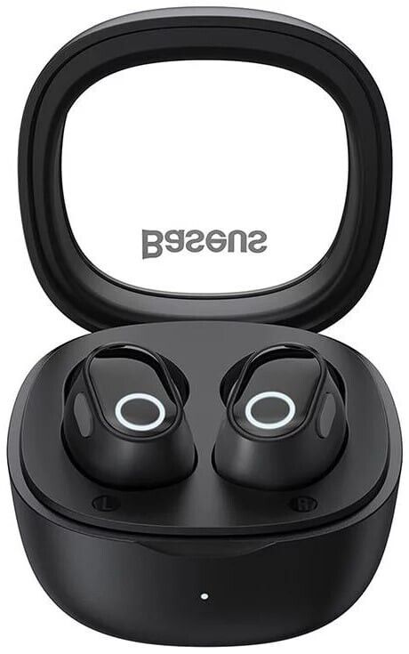 Auricilares Baseus s/fios Bowie WM02 TWS, Bluetooth 5.0 Preto