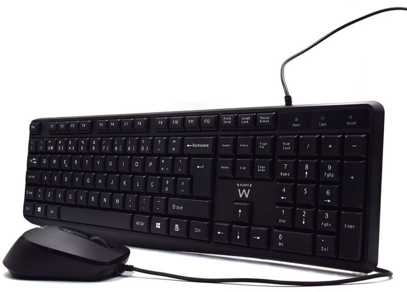 Teclado + Rato Ewent PT Preto