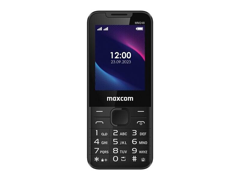MAXCOM MM248 2.4INCH 4G PHONE BLACK