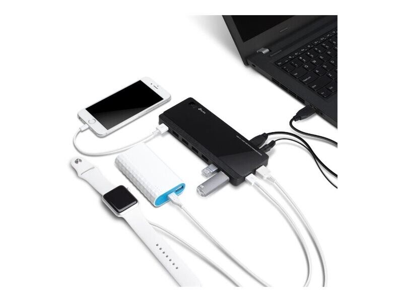 TP-LINK 7 ports USB 3.0 Hub with 2 power