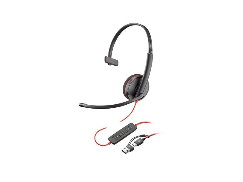 HP Poly Blackwire 3220 Stereo USB-C Head