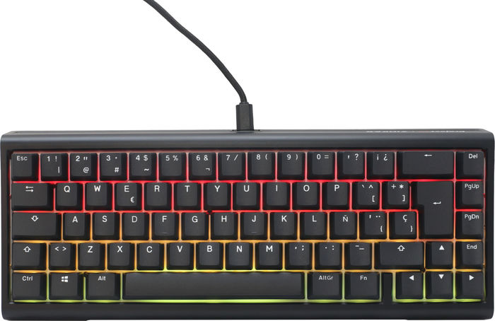 Teclado Mecánico Ducky Tinker65 65% RGB Black MX-Blue (ES)