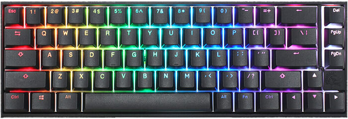 Teclado Mecánico Ducky Mecha Pro SF RGB Black MX Red (ES)