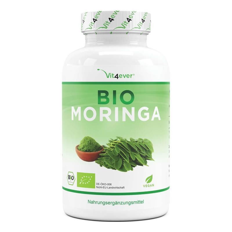 Moringa BIO - 300 cápsulas vegan