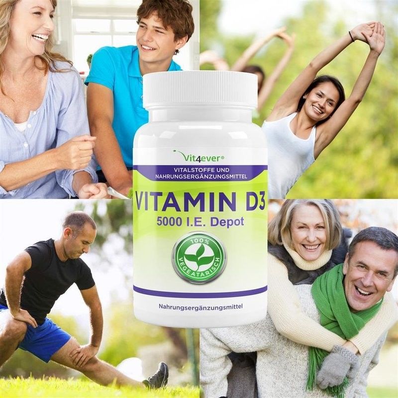 Vitamin D3 Depot 5000UI - 500 comprimidos vegan