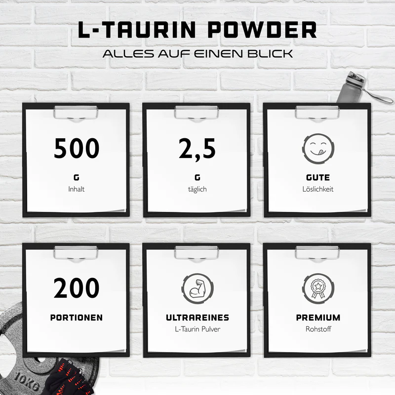 GEN L-taurina em pó - 500g