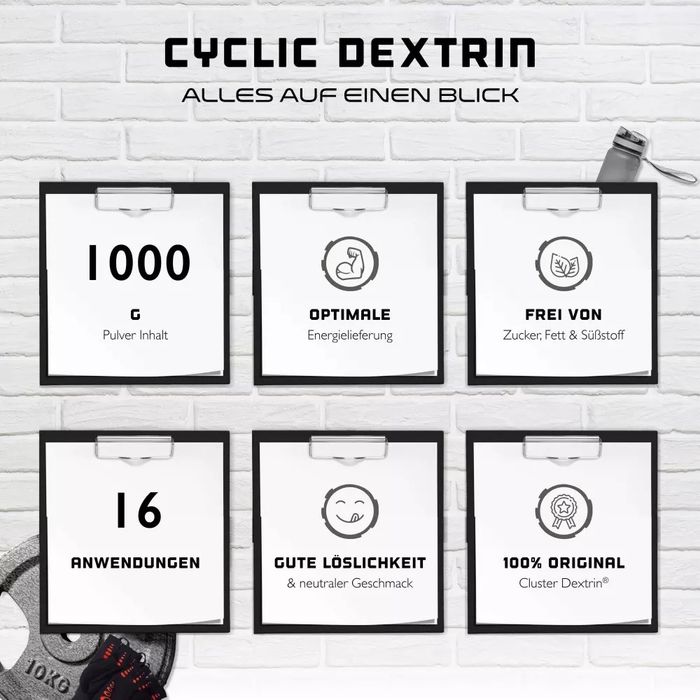 Cíclico - Dextrina Cluster - 1000g