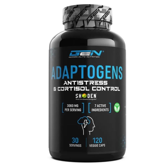 Adaptogens - Anti-stress e Controle de Cortisol, 120 cápsulas