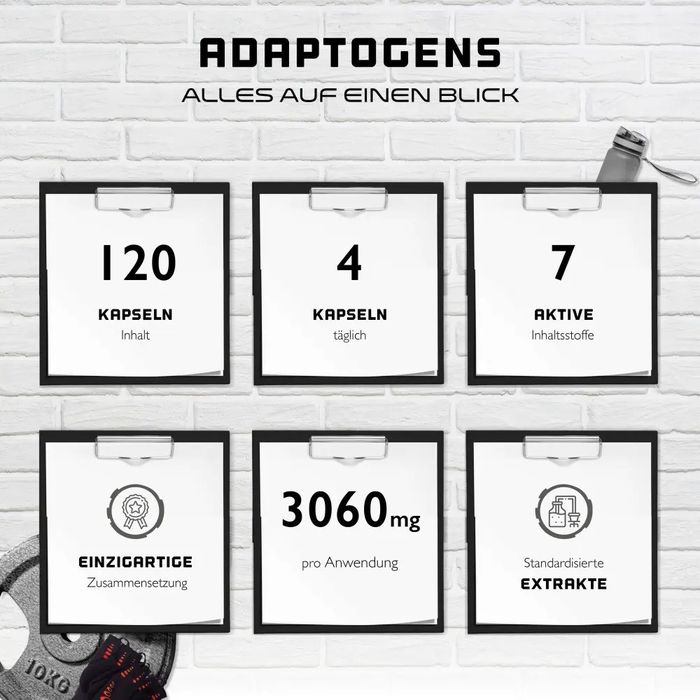 Adaptogens - Anti-stress e Controle de Cortisol, 120 cápsulas