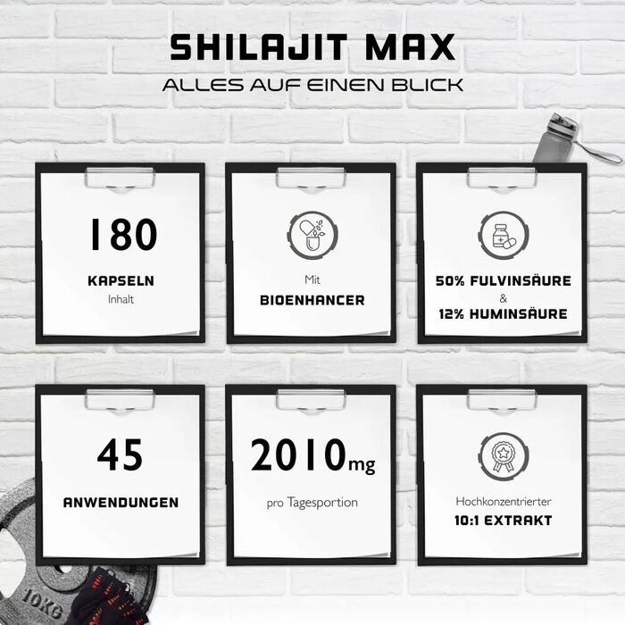Shilajit Max, 180 cápsulas