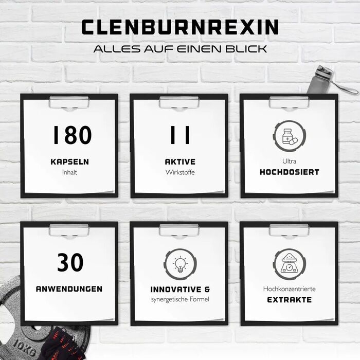 Clen Burnrexin, 180 cápsulas