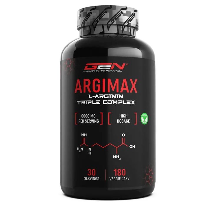 Argimax - Complexo Triplo L-Arginina, 180 cápsulas