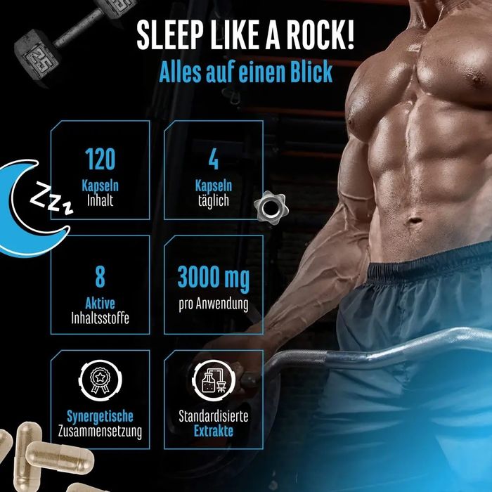 Suporte para Sono e Recuperação - Knockout, 120 cápsulas